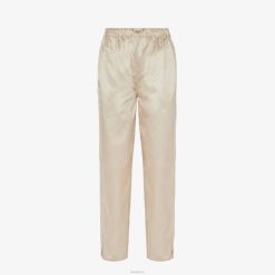 Fendi mujer pantalones de nailon 2LH8E1152 vestir blanco