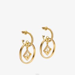 Fendi mujer pendientes para siempre 2LH8E1610 joyas oro