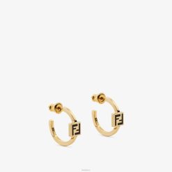 Fendi mujer pendientes para siempre 2LH8E1650 joyas oro