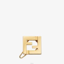 Fendi mujer pinza de pelo de metal 2LH8E66 joyas oro