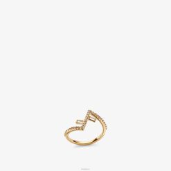 Fendi mujer primer anillo 2LH8E1720 joyas oro