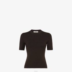 Fendi mujer sueter de lana 2LH8E1155 vestir marrón