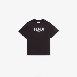 Fendi niños camiseta junior de punto con estampado 2LH8E2867 vestir multicolor