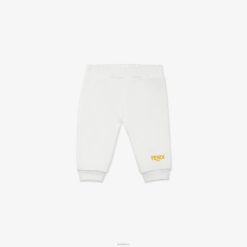 Fendi niños pantalones de jersey roma 2LH8E2819 vestir blanco