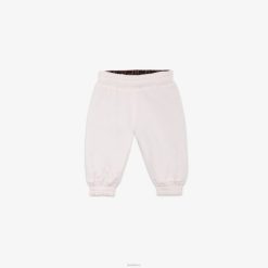 Fendi niños pantalones reversibles de polar y nailon ff 2LH8E2818 vestir rosa