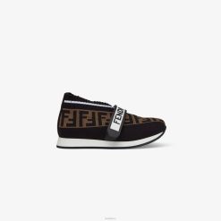 Fendi niños zapatillas deportivas unisex junior de tela 2LH8E2949 zapatos moda