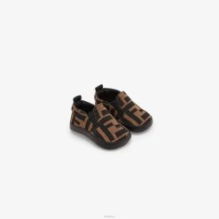 Fendi niños zapatos de bebé con logo ff 2LH8E2783 zapatos multicolor